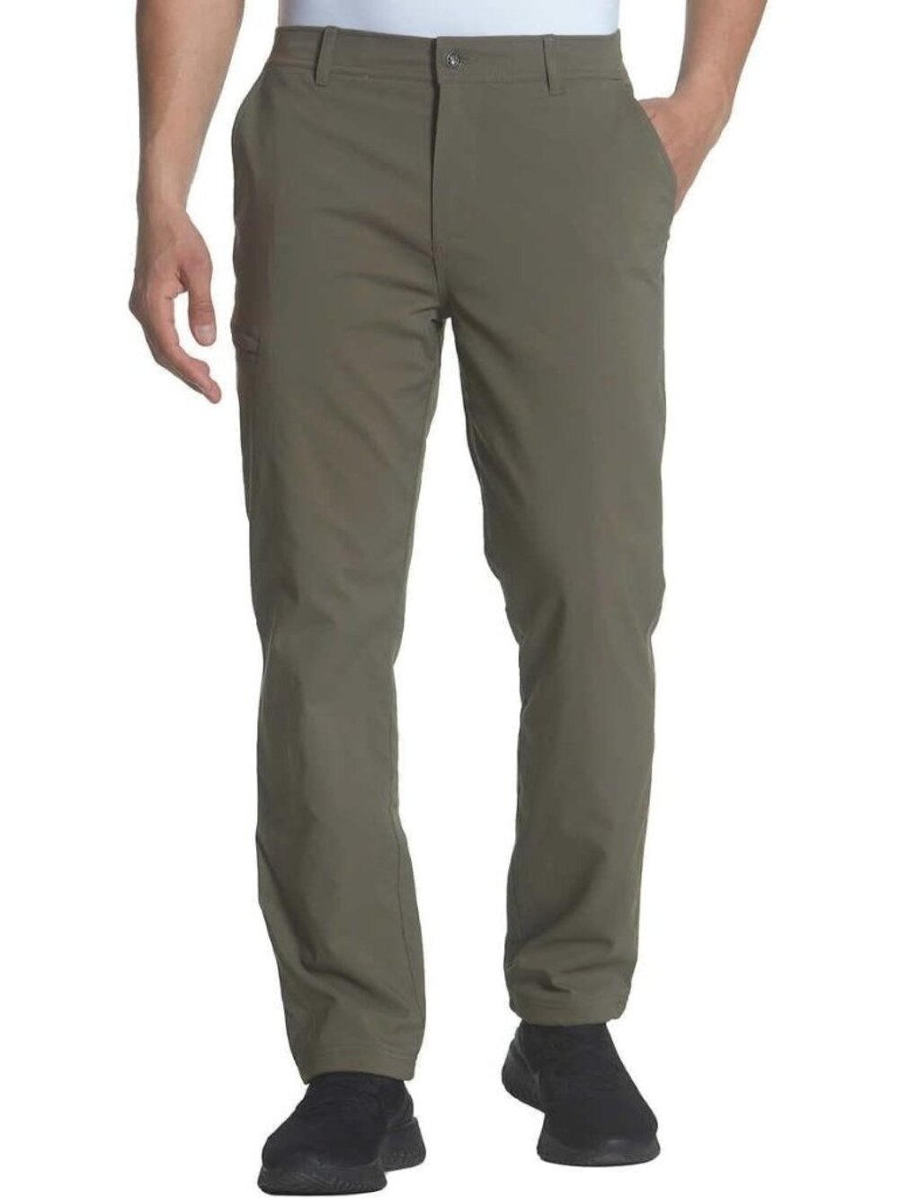 Gerry Men's Venture Fleece Lined Stretch Comfort Pant Size 32 x 32 Olive Green
